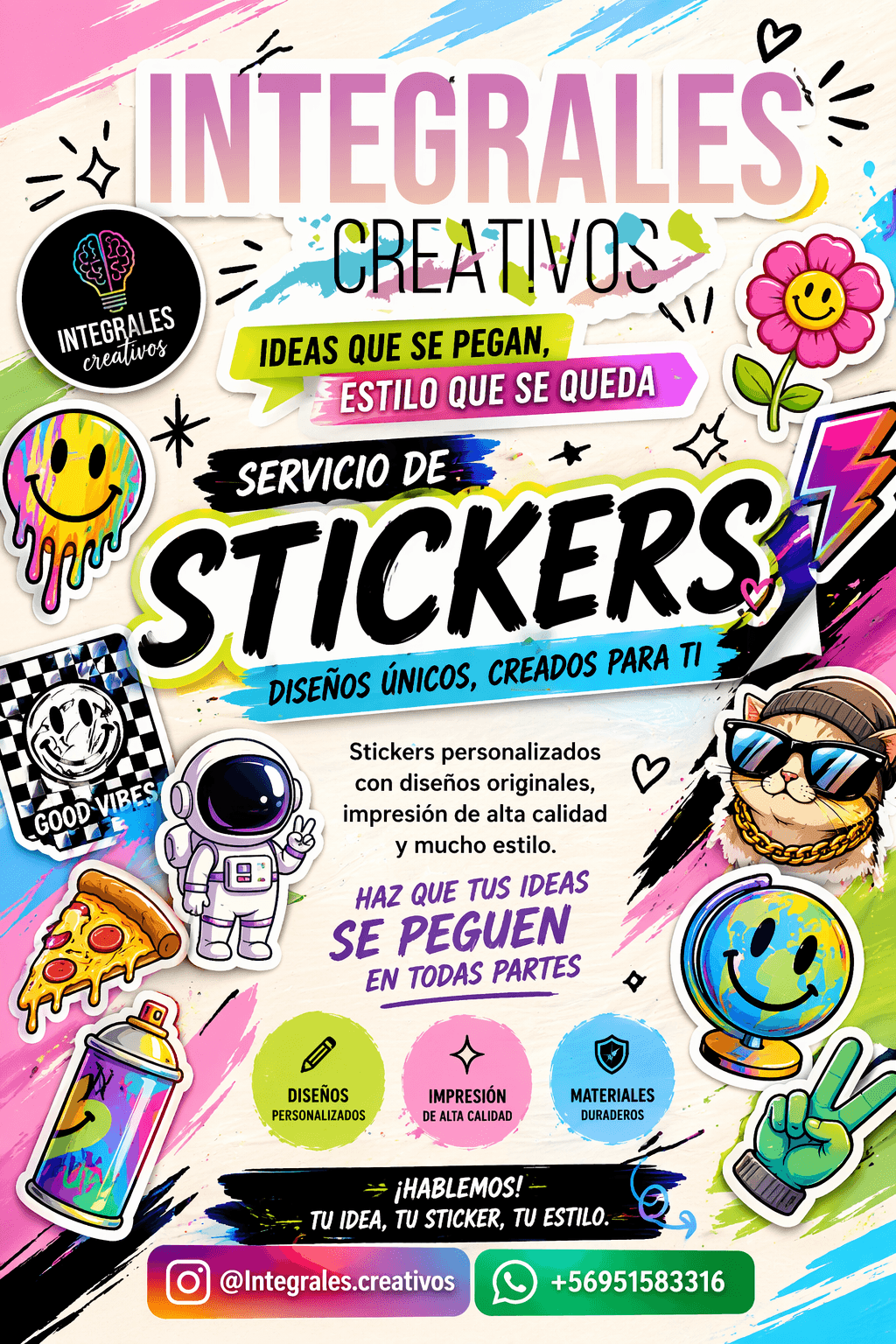 Stickers Pack personalizado — Integrales Creativos